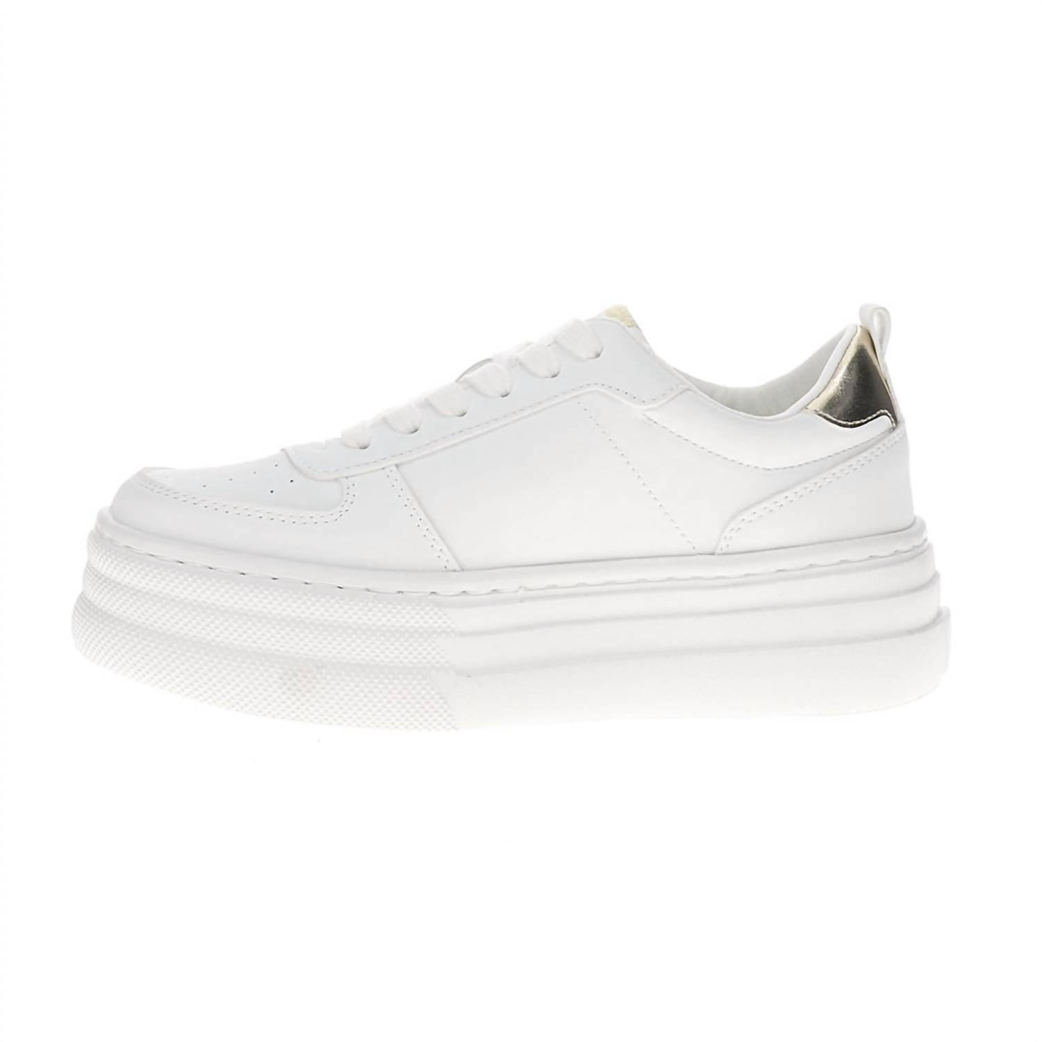 Vintage Havana Women's Hunter Glitter Platform Sneakers in gold - women's sneaker - alternate view