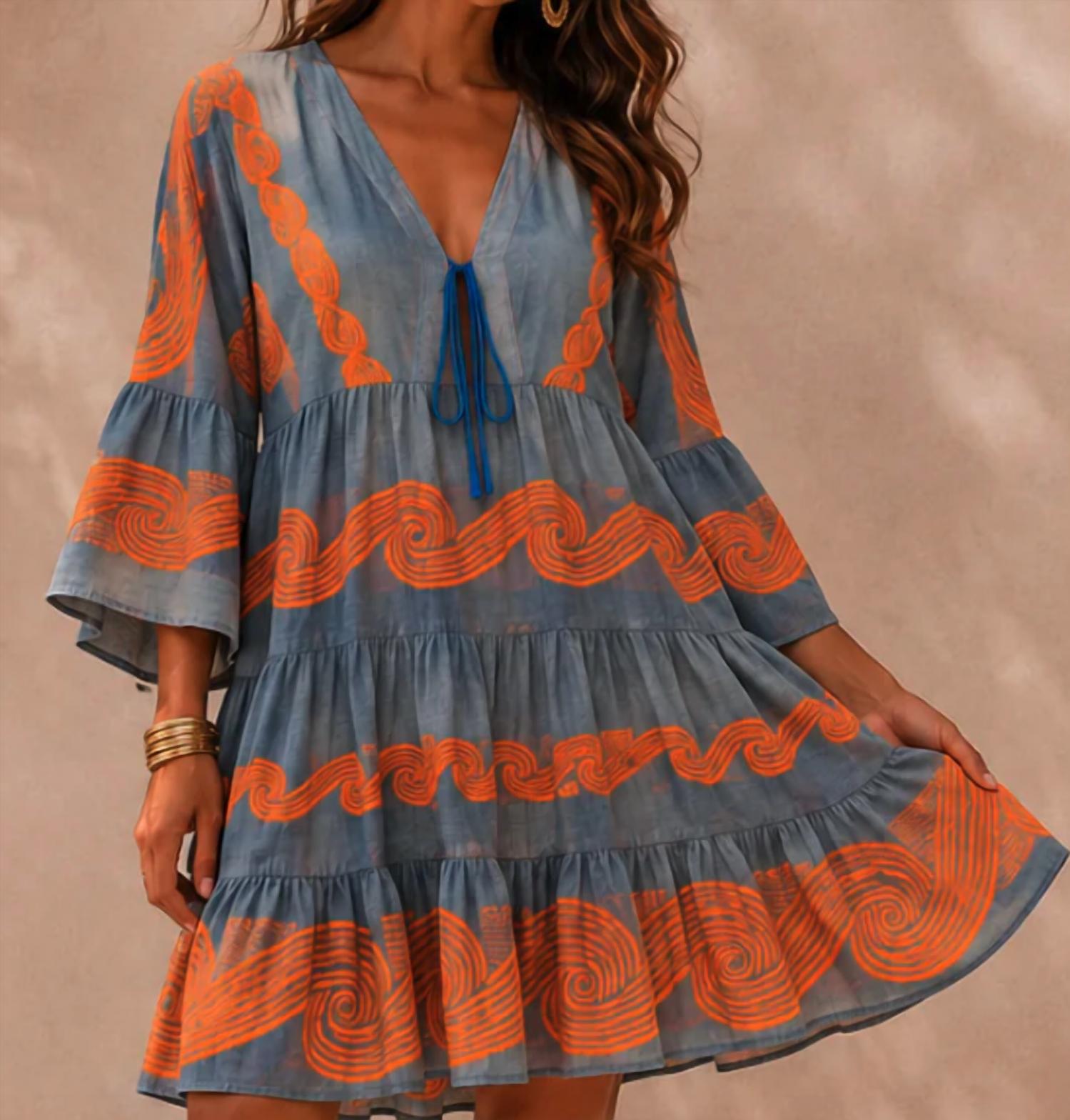 Mystery Resort - Asteria Embroidered Mini Dress