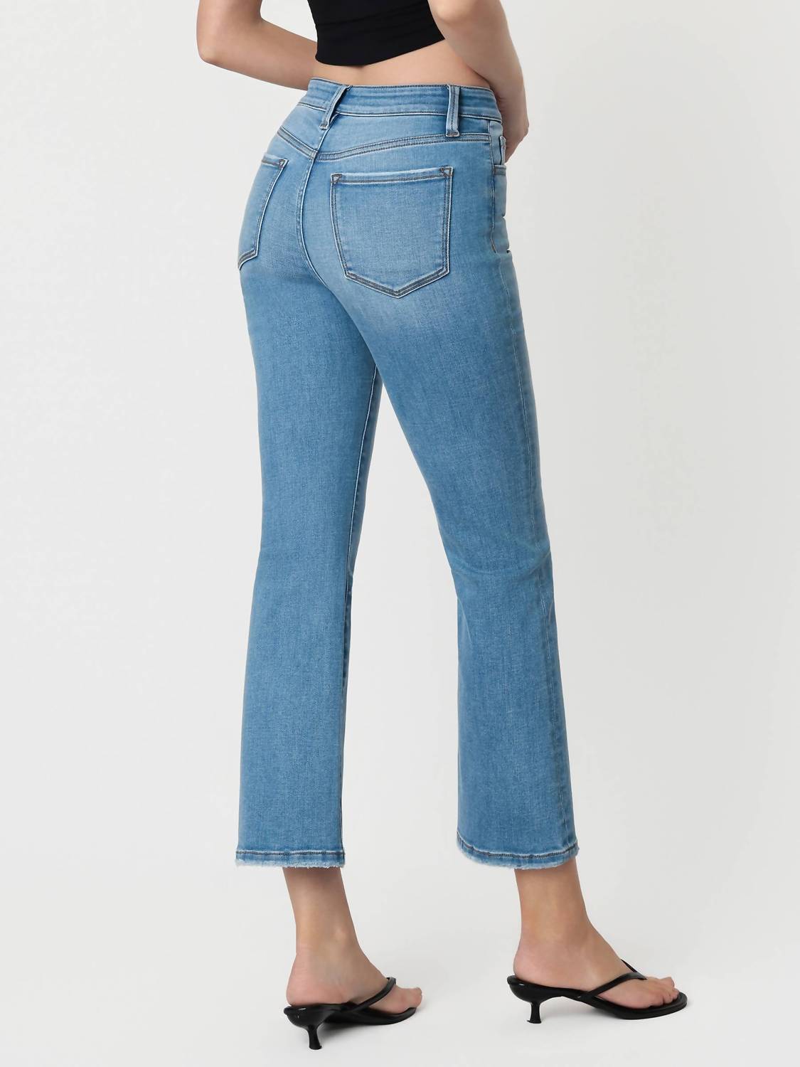 Vervet By Flying Monkey - Isla High Rise Kick Flare Jeans