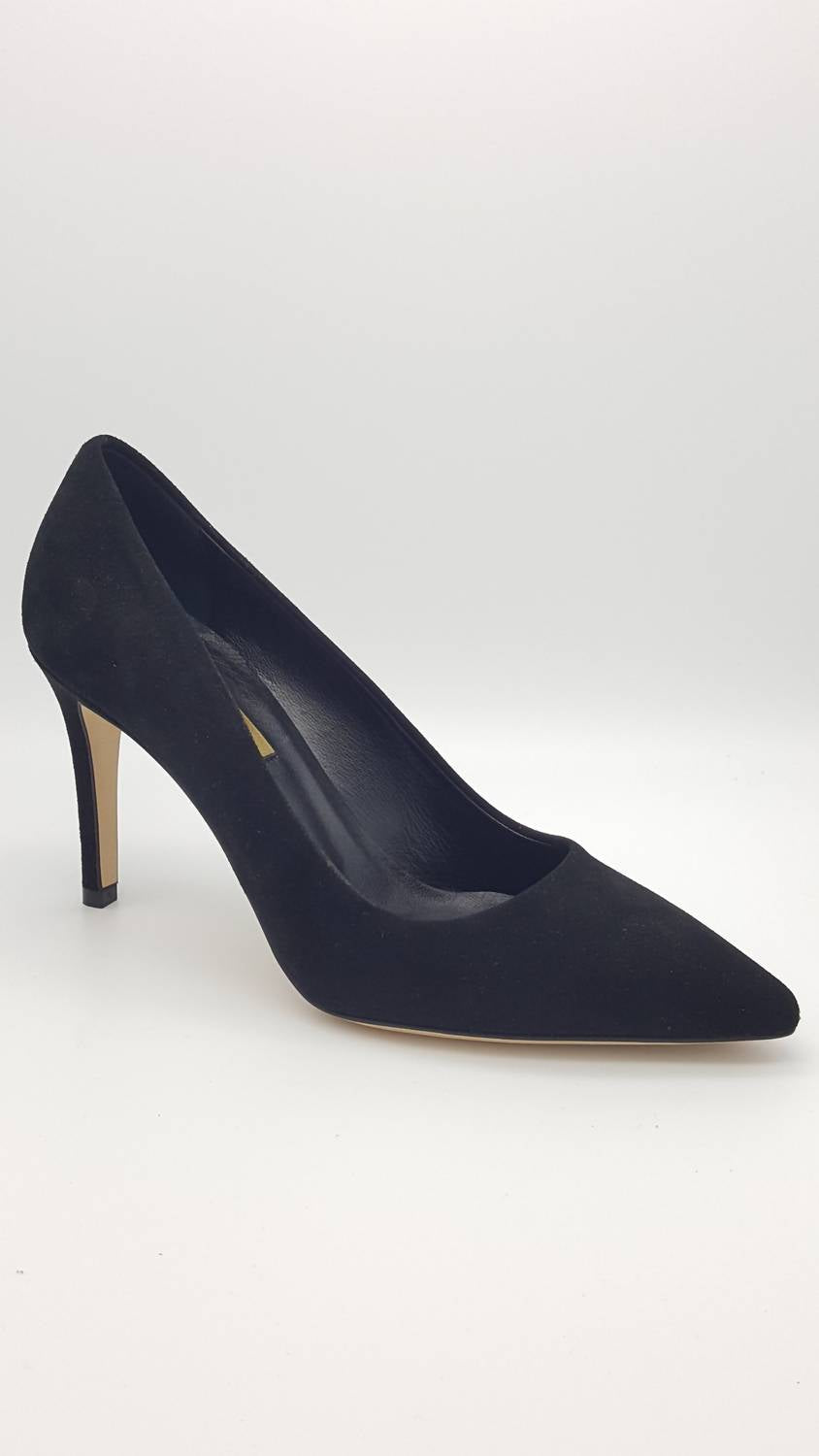 Dee Keller Gold - Women's Paige Suede Pump Heels