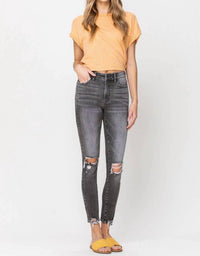Vervet By Flying Monkey - Wesley Distressed Skinny Jean
