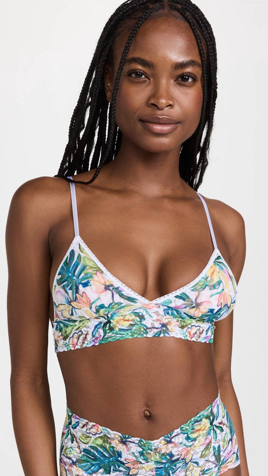 Printed Padded Triangle Bralette