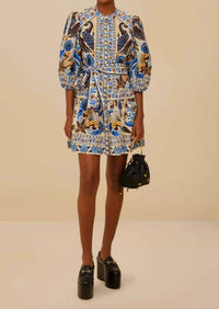 Farm Rio - Nature Land Sand Mini Dress