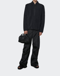 Rains Fleece Pullover in black - men's long sleeve top