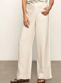 Sanctuary - Linen Marine Wide Leg Pant