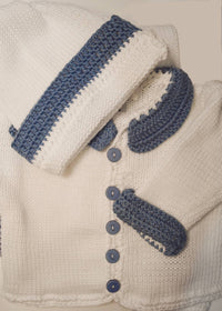 Gita - Boy's 2pc Sweater With Collar & Cuff