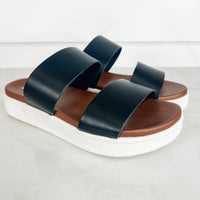 Mia Shoes - Women's Sandy Toes Faux Leather Sandals