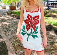 Sadie & Sage - Lou Lou Flower Knit Mini Dress
