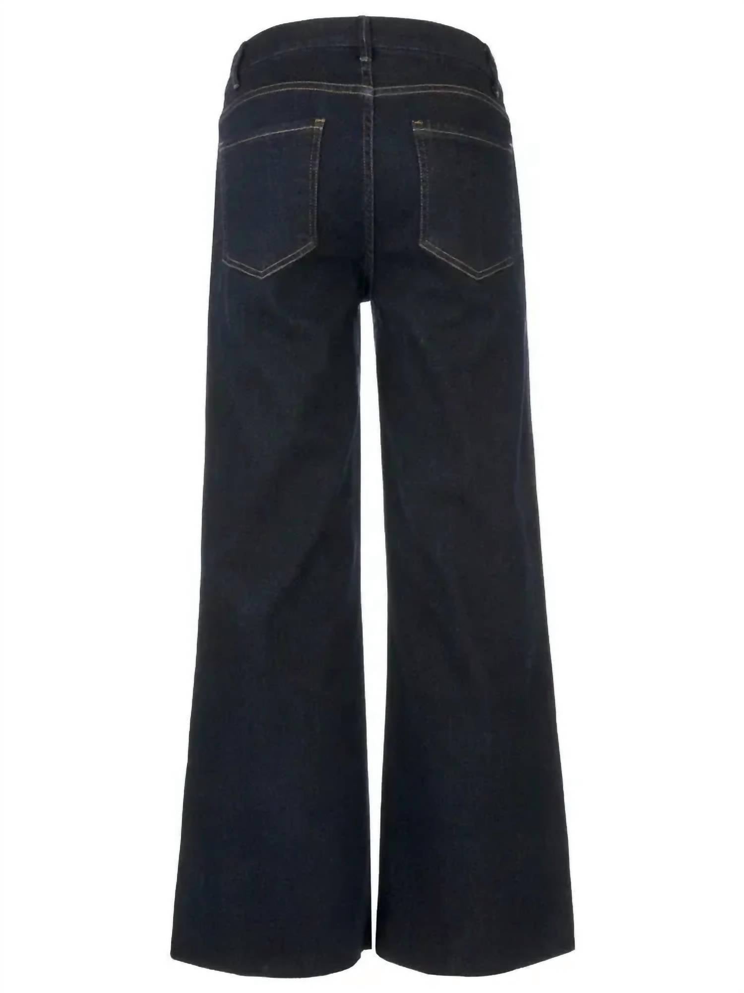 KUT FROM THE KLOTH Charlotte High Rise Wide Leg Jeans in sustain - women's jeans - view 5