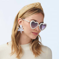 Lele Sadoughi - Women's Small Paper Lily Earrings
