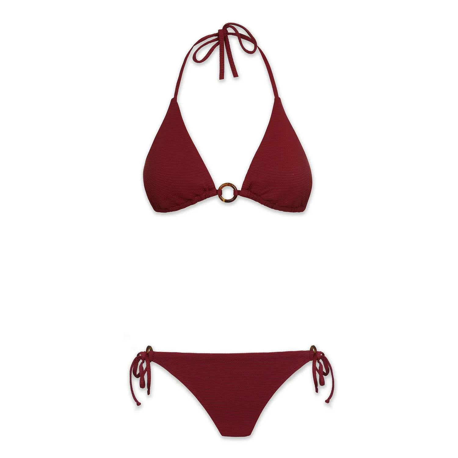 Helen Jon - Tortoise Ring String Bikini Top