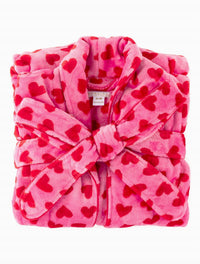Shiraleah Hearts Cozy Robe in pink - women's intimate - view 4