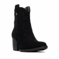 Refresh - Women's Suede Italian Western Ankle Booties