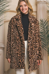 Love Tree - Midi Faux Fur Jacket