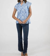 Victoria Dunn - Bays Short Sleeve Blouse