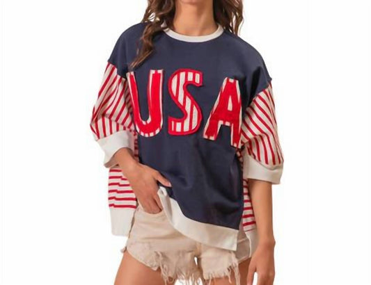 Bibi - Firecracker Fun Pullover Top