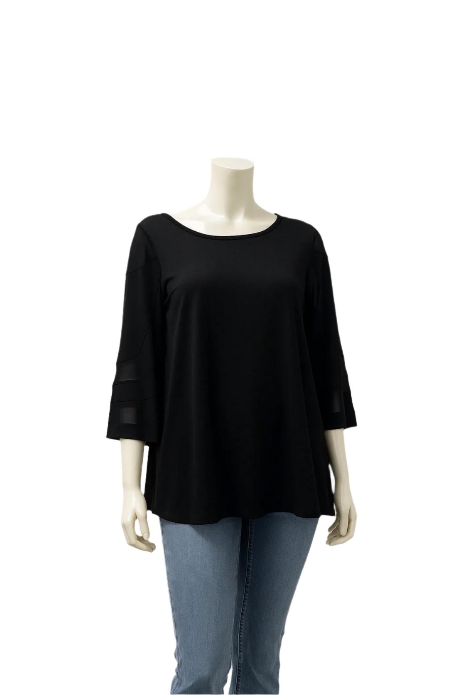 Carre Noir - Women's Bell Sleeves Top