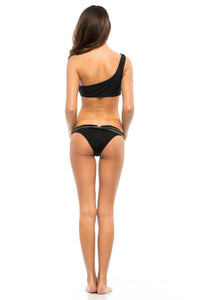 Beach Bunny - Tribal Theory Skimpy Bottom - bikinis - black - clothing