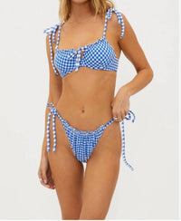 Beach Riot - Caitlin And Cara Bikini Set - bikinis - blue - clothing