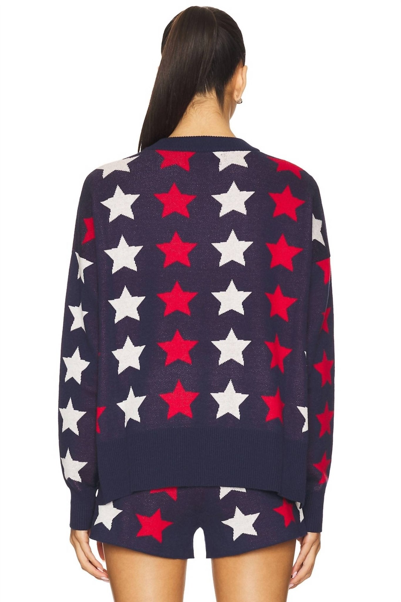Beach Riot - Cassie Sweater - blue - clothing - cotton - blend