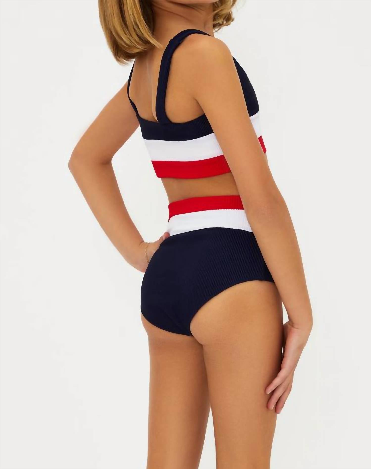 Beach Riot - Tween's Little Mackenzie & Heidi Set - baby - bikinis - blue