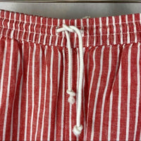 Beachlunchlounge - Margo Linen Blend Striped Capri Pants