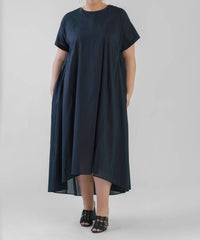 Mat Fashion - Black Cotton Shirt Dress