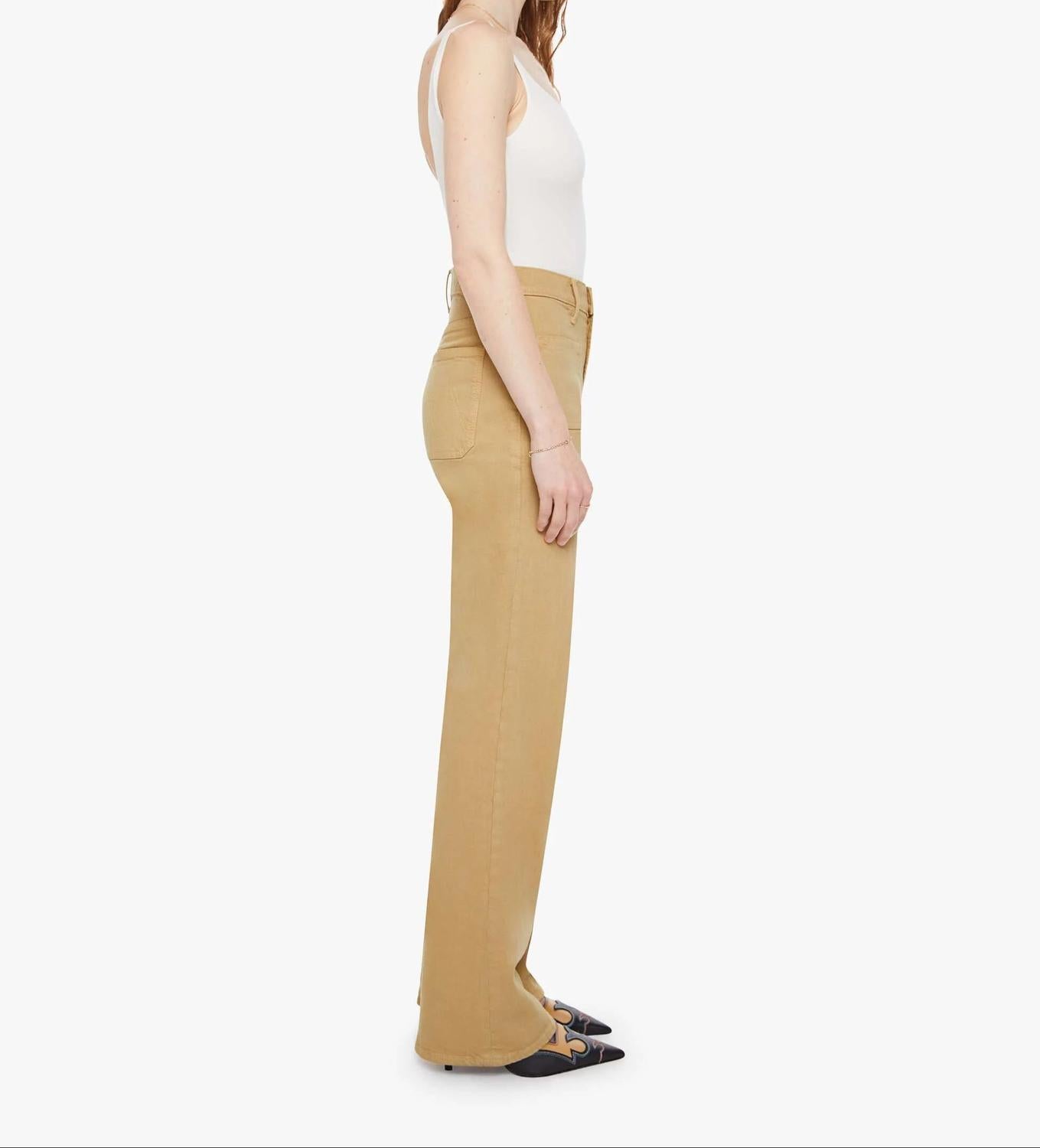 Mother - High Waisted Bookie Sneak Jean