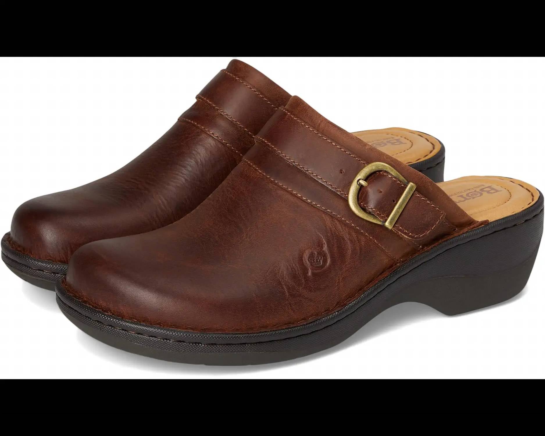 Born Women's Avoca Platform Clogs in brown - women's shoe