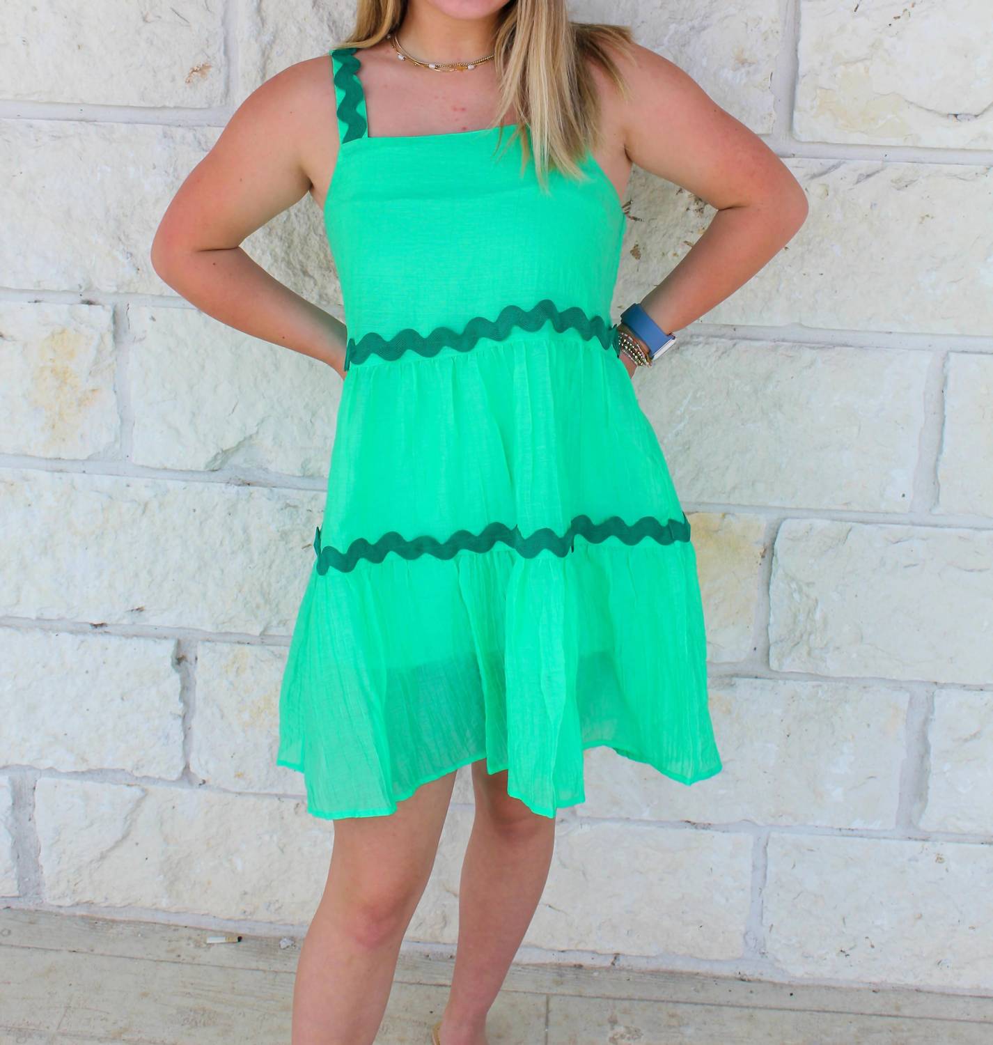 Meet Me In Santorini - Ric Rac Dress