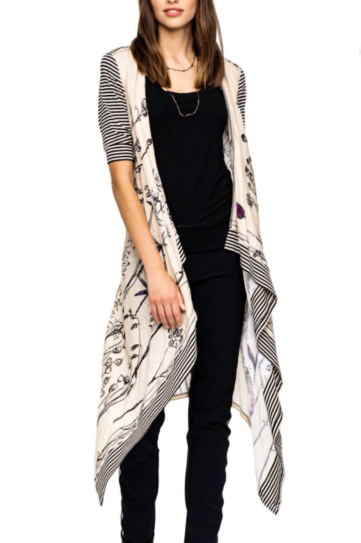 Beate Heymann - Linen Print Long Duster