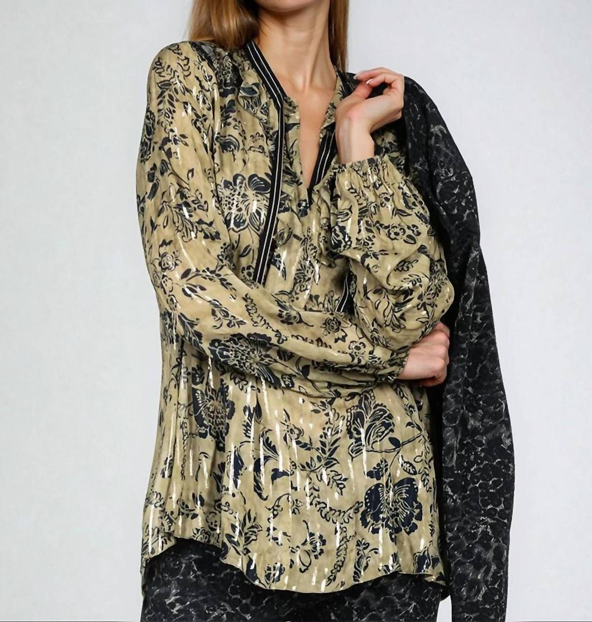 Beate Heymann - Volant Floral Blouse