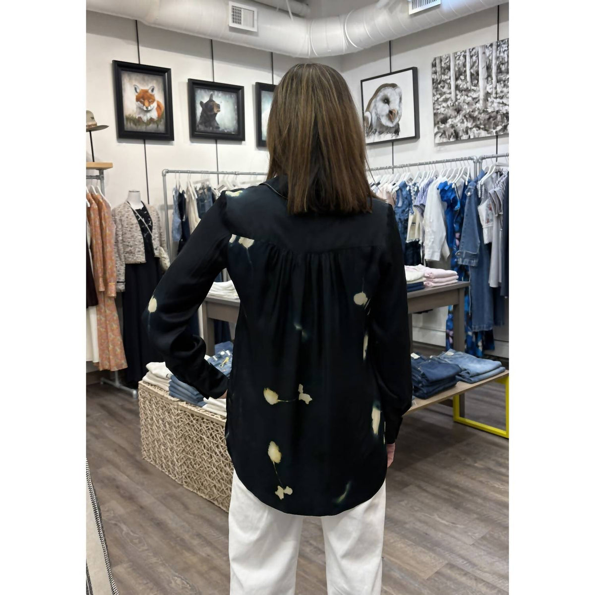 Beatrice - Abstract Floral Blouse