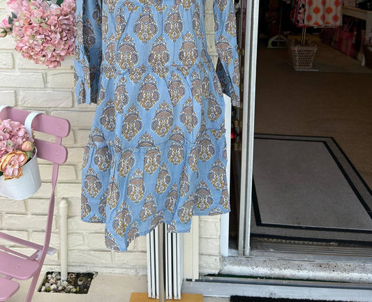 Just Darviny - Garden Long Sleeve Midi Dress