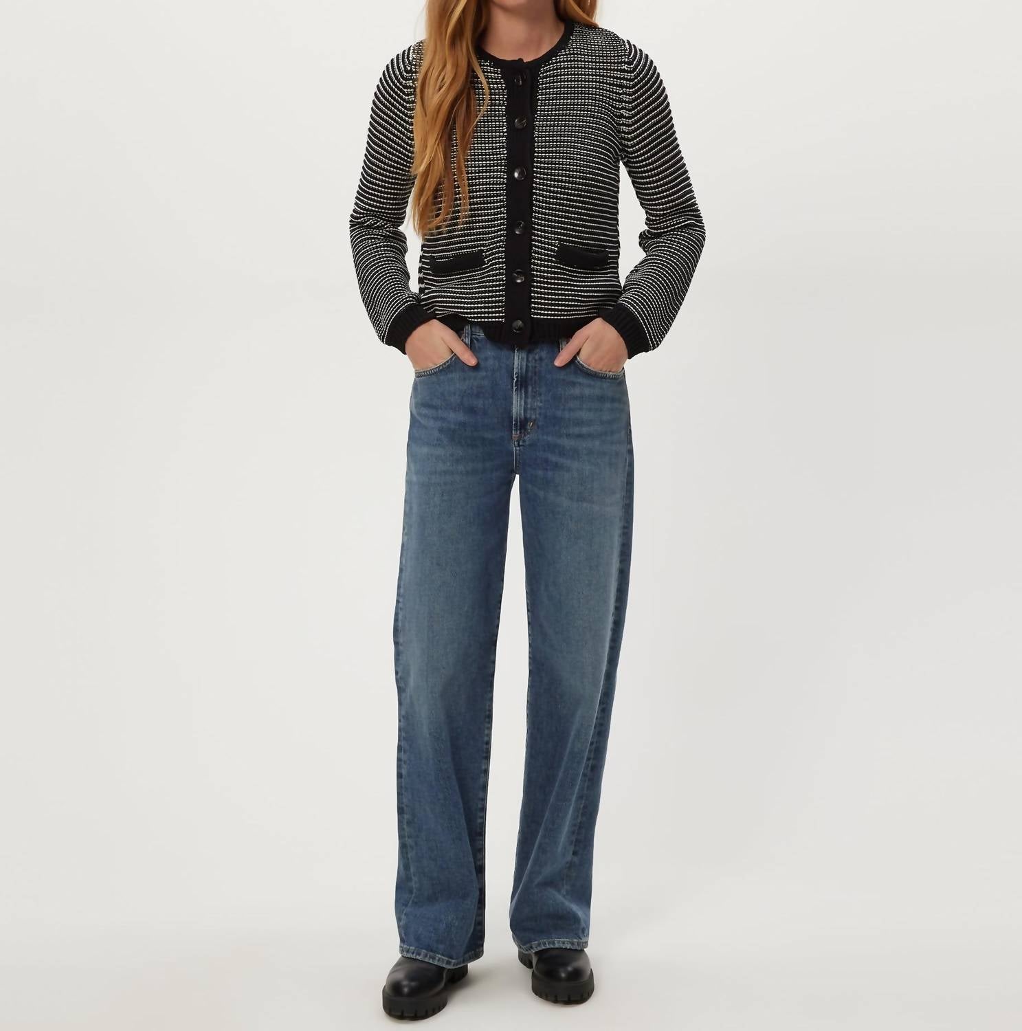 Michael Stars - Kaden Crewneck Cardigan