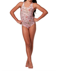 submarine Not Too Basic Swimsuit in garden pink - kids' item