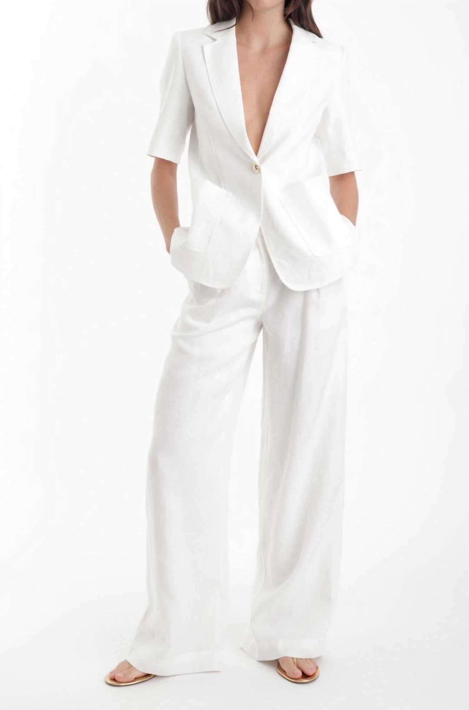 Karina Grimaldi - Aven Linen Blazer