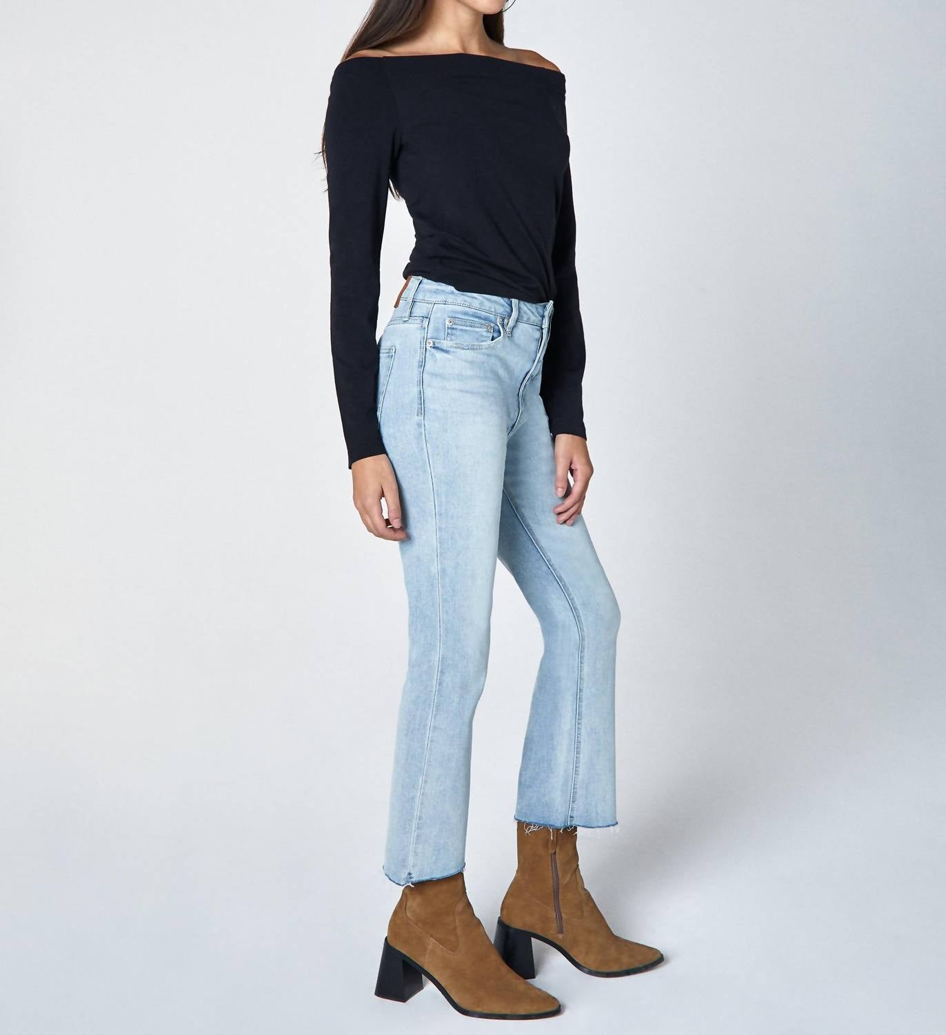 Unpublished - Marlow Crop Demi Flare Jeans