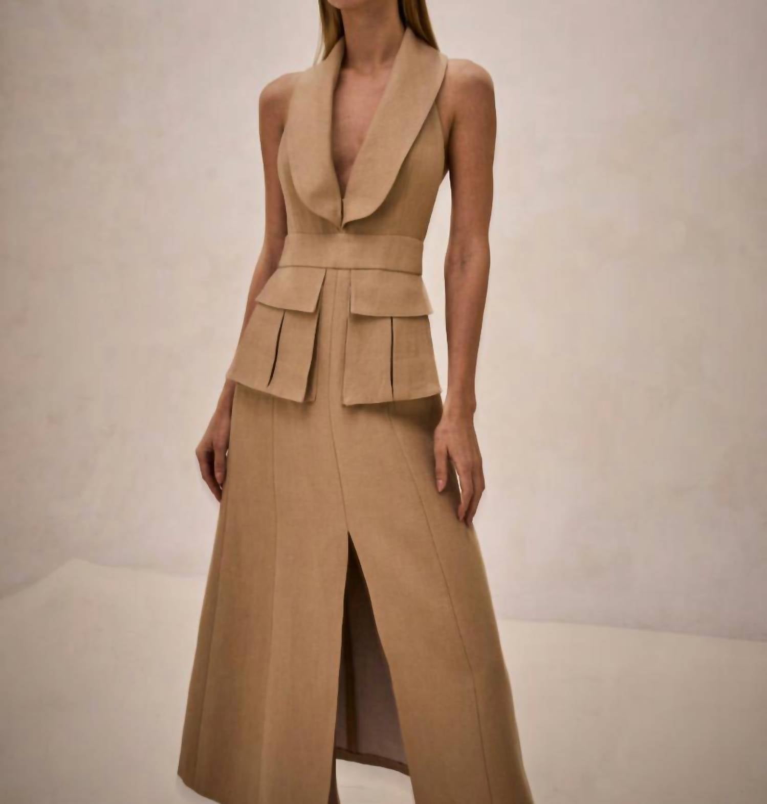 Alexis - Sessile Sleeveless Midi Dress