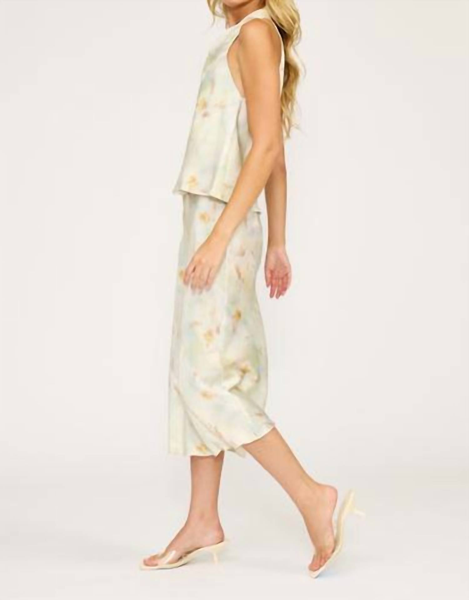 Lucy Paris - Barbara Satin Skirt