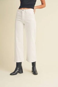 Just Black Denim - Slim Wide Leg Jeans