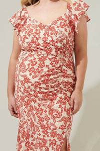 Sugarlips - Nadia Ruched Midi Dress