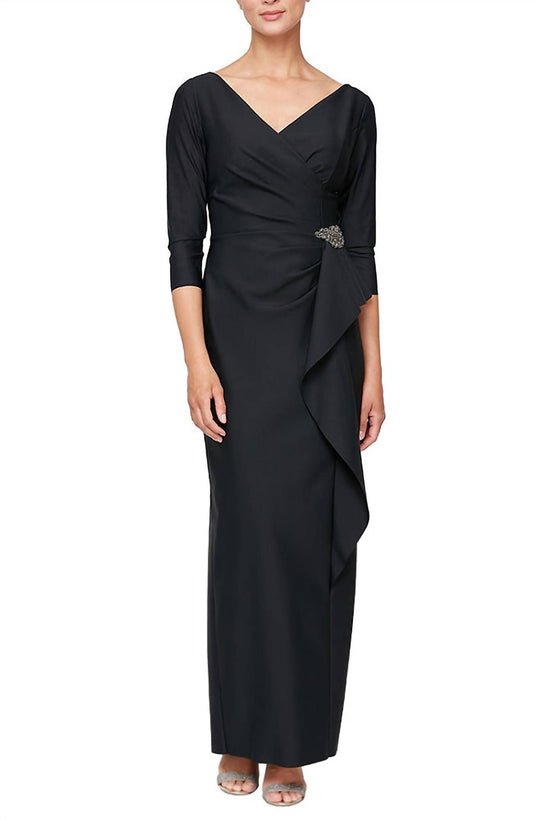 Alex Evenings - Ruched Column Dress