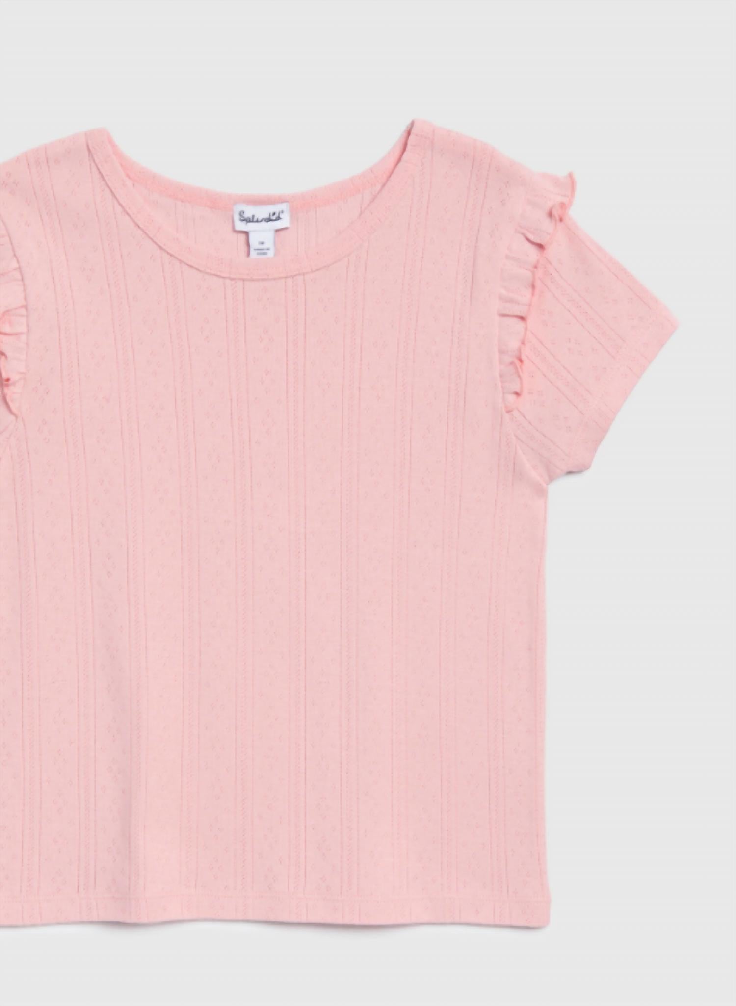 Splendid - Girl's Pointelle Tee