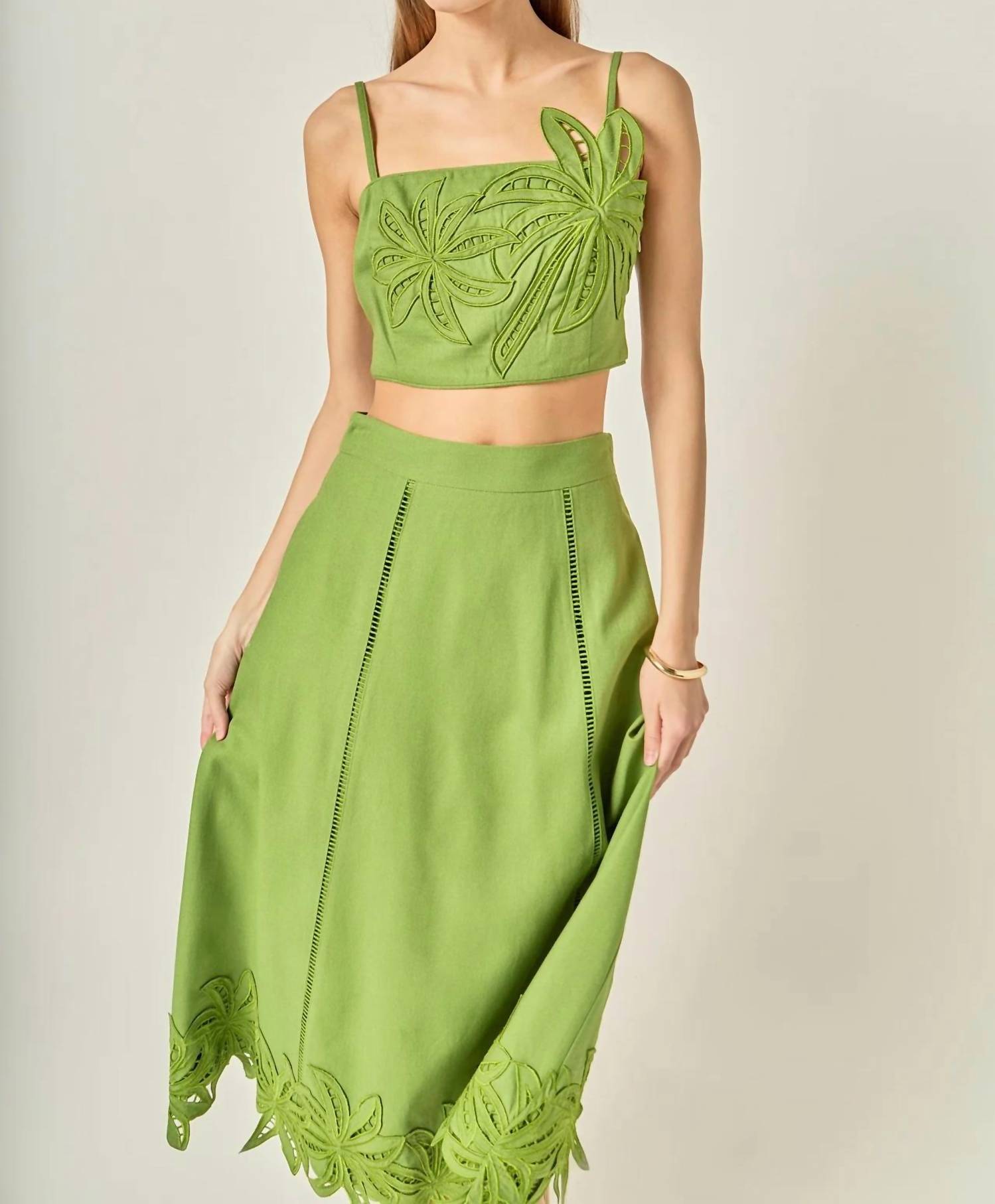 2.7 August Apparel - Palm Tree Set