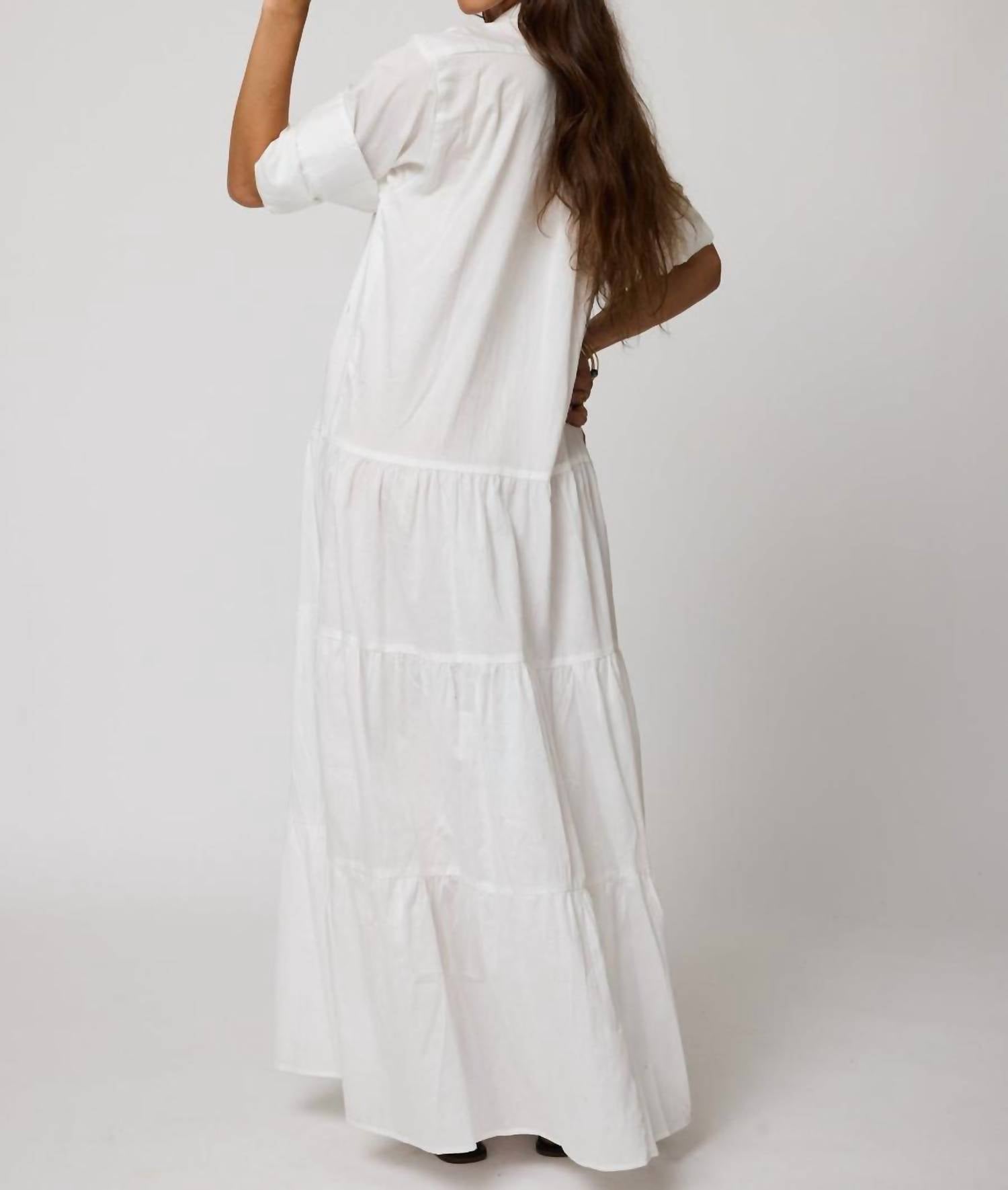 Stillwater - Tiered Shirt Maxi Dress