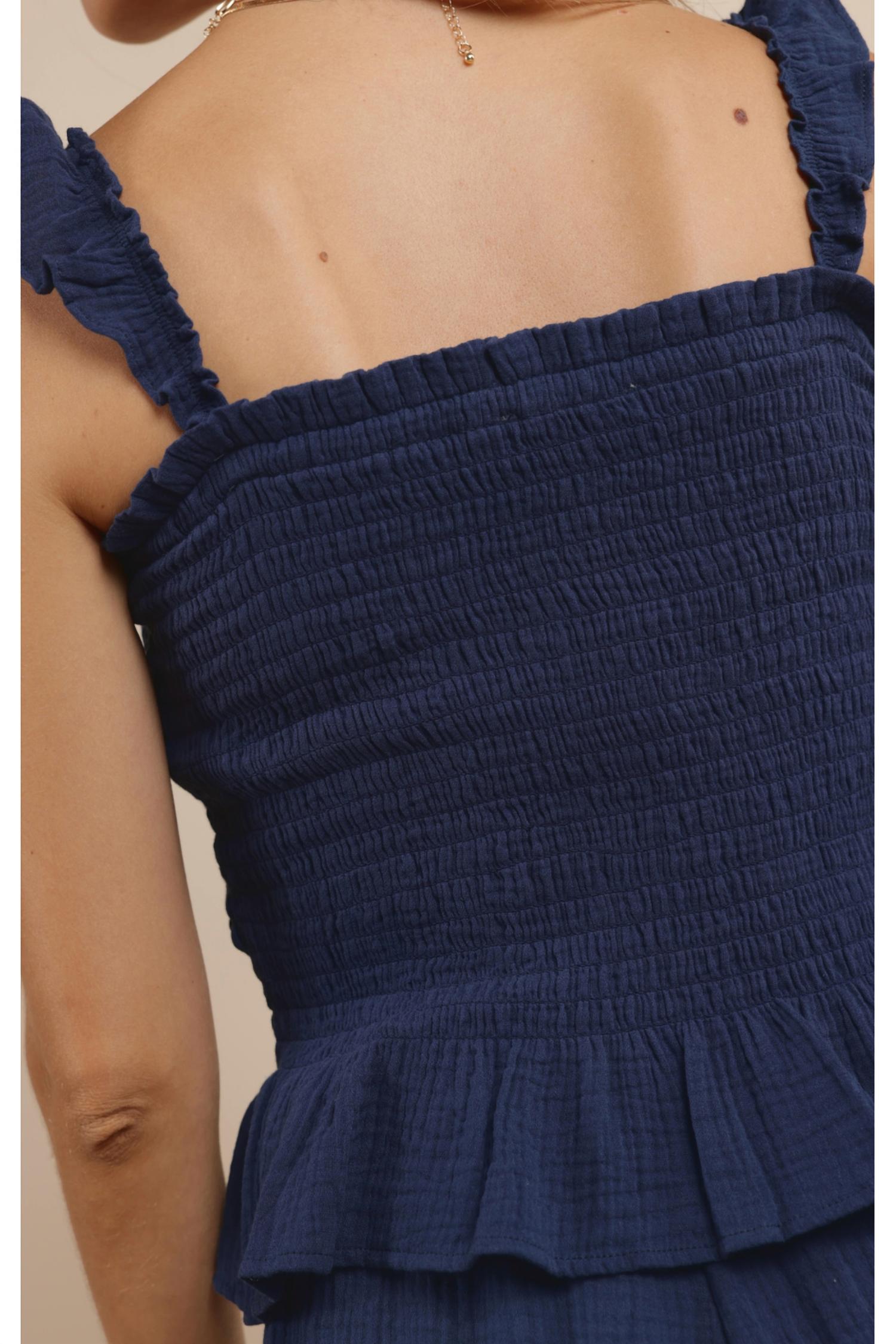 Sage The Label - Ruffle Smocked Top