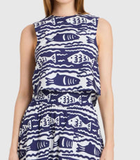 Livro - Sleeveless Cropped Top
