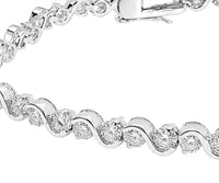 Allyanna Gifts - Women's Moissanite Infinity Tennis Bracelet