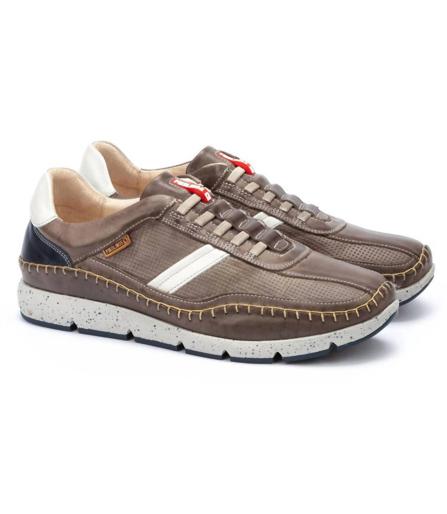 PIKOLINOS Men's Fuencarral Trainers Slip-on Sneakers in dark grey - men's sneaker